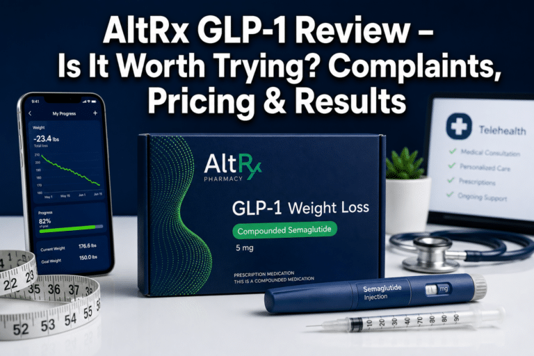 AltRx GLP-1 Review 2026 – Is It Worth Trying? Complaints, Pricing & Results